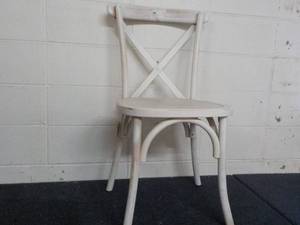 lot 14 image: New Wood Xback Dining Chair...