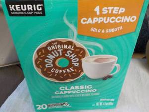 lot 29 image: Keurig 20 Kpods Classic Cappuccino...