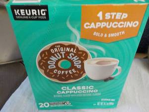 lot 31 image: Keurig 20 Kpods Classic Cappuccino...