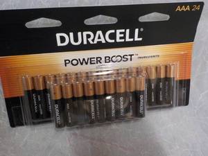 lot 34 image: 24 Duracell Power Boost AAA Batteri...