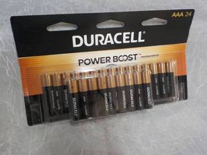 lot 37 image: 24 Duracell Power Boost AAA Batteri...