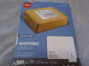 lot 49 image: 600 Office Depot White 3 13 x 4 S...