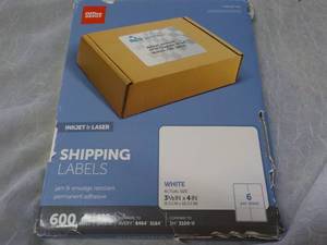 lot 50 image: 600 Office Depot White  3 13 x 4 ...