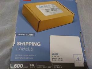 lot 52 image: 600 Office Depot White  3 13 x 4 ...