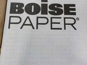 lot 72 image: Boise 5000 Sheets White 8.5 x 11 C...