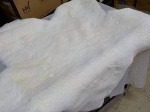 lot 82 image: White Fur Star Shaped Area Rug 48 ...