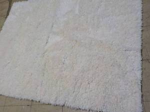 lot 83 image: 4 ft x 5 ft Washable Plush Shag Acc...