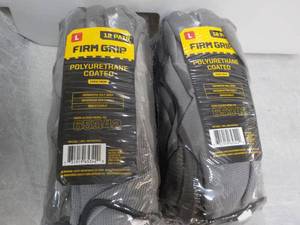 lot 99 image: 2 packs 12 Gloves each Firm Grip si...