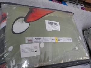 lot 105 image: Holiday 3 pc Comforter Queen Size a...