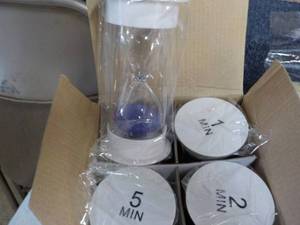 lot 131 image: 1,2,5 and 10 Minute Hour Glass Time...