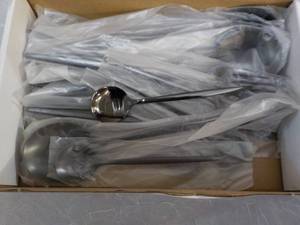 lot 134 image: Metal Silverware Set...