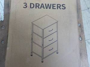 lot 141 image: 3 Drawer Stand - needs assembly...