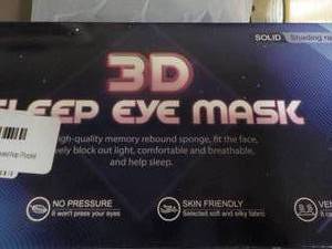 lot 144 image: 9 3D Sleep Eye Masks...