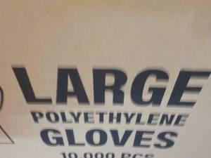 lot 161 image: 9,000 size Large Polyethylene Singl...
