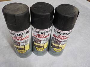 lot 183 image: 3 Cans Rust-Oleam Rust Reformer...
