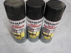 lot 185 image: 3 Cans Rust-Oleam Rust Reformer...