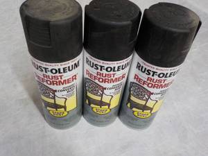 lot 186 image: 3 Cans Rust-Oleam Rust Reformer...