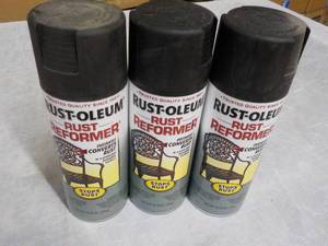 lot 187 image: 3 Cans Rust-Oleam Rust Reformer...