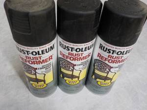 lot 188 image: 3 Cans Rust-Oleam Rust Reformer...