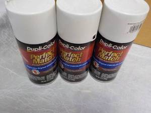 lot 194 image: 3 Cans Dupli-Color Perfect Match Br...