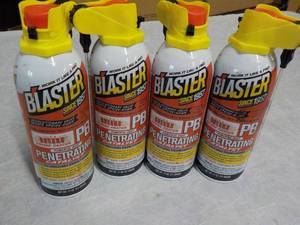 lot 201 image: 4 Blaster Powerful Rust Penetrating...