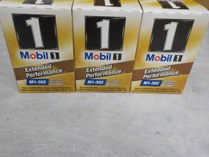lot 208 image: 3 Mobil 1-302 Oil Filter...