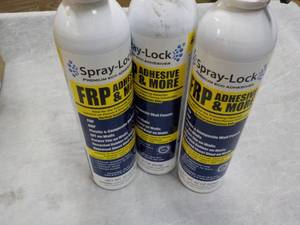 lot 222 image: Spray Lock FRP Adhesive and More 3 ...