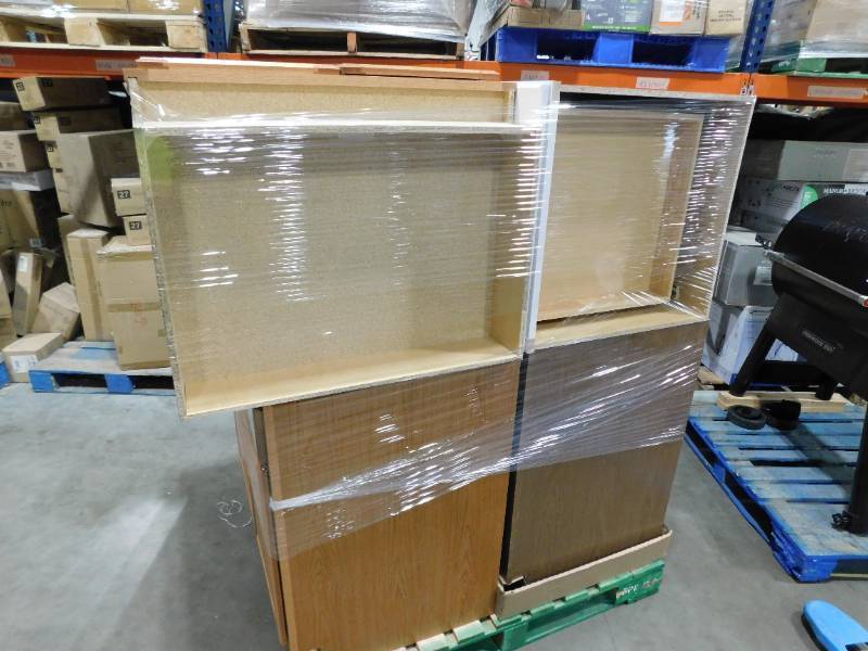 lot 101 image: Cabinet Lot-- Damaged