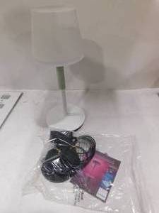 lot 60 image: Philips Hue 13.78 in. White IndoorOutdoor White and Color Ambiance Portable Table Lamp (1-Pack)