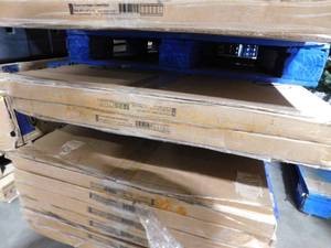 lot 131 image: 32 in. x 80 in. x 1-38 in. Shaker White Primed 5-Panel Solid Core Wood Interior Slab Door Lot of 2
