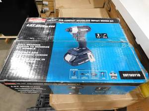 lot 159 image: Makita 18V LXT Sub-Compact Lithium-Ion Brushless Cordless Variable Speed Impact Driver Kit (1.5Ah)