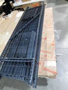 lot 165 image: Husky 5-Shelf Metal Industrial Duty Freestanding Garage Storage Shelving Unit in Black (90 in. W x 90 in. H x 24 in. D)