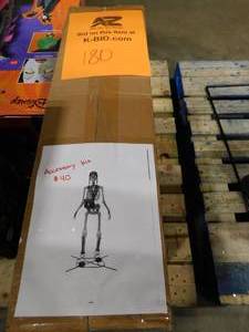 lot 180 image: 12 ft. skeleton accessory kit SKU 1010851071 Wig Shoes Necklace More