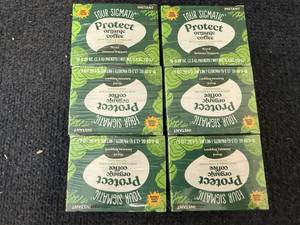 lot 40 image: 6 X 10Ct Boxes Of Four Sigmatic Organic Coffee