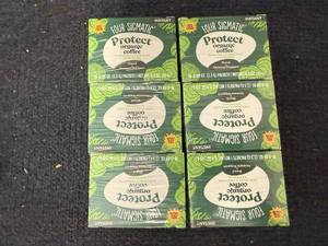 lot 41 image: 6 X 10Ct Boxes Of Four Sigmatic Organic Coffee