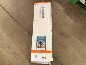 lot 46 image: 3 Boxes Of Lifeproof Dusk Cherry Chevron Flooring