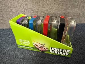 lot 88 image: 5 Pack Of Light Up Ashtrays