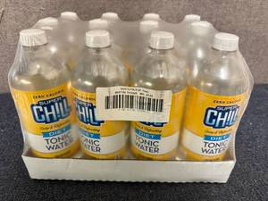 lot 115 image: 12 Pack Of Super Chill Diet Tonic Water