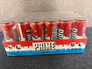 lot 121 image: 24Pk Of Prime Ice Pop Energy Drinks