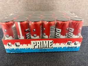 lot 123 image: 24Pk Of Prime Ice Pop Energy Drinks