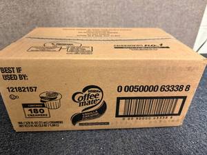 lot 138 image: 180 Single Serve Vanilla Caramel Creamers