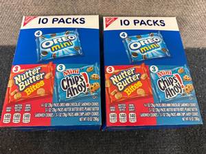 lot 191 image: 2 X 10Ct Of Variety Nabisco Snacks