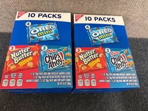 lot 192 image: 2 X 10Ct Of Variety Nabisco Snacks