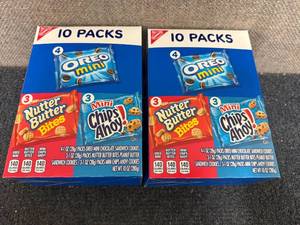 lot 193 image: 2 X 10Ct Of Variety Nabisco Snacks