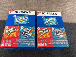 lot 194 image: 2 X 10Ct Of Variety Nabisco Snacks