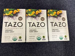 lot 204 image: 3 Packs Of Tazo Earl Grey Black Tea
