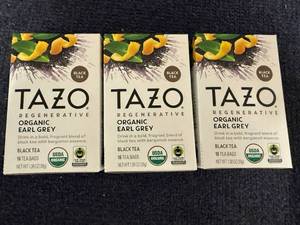 lot 208 image: 3 Packs Of Tazo Earl Grey Black Tea