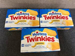lot 218 image: 3 Boxes Of Hostess Banana Twinkies