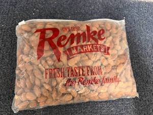lot 222 image: 1.5Lb Bag Of Lightly Salted Almonds
