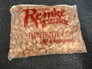 lot 223 image: 1.5Lb Bag Of Lightly Salted Almonds